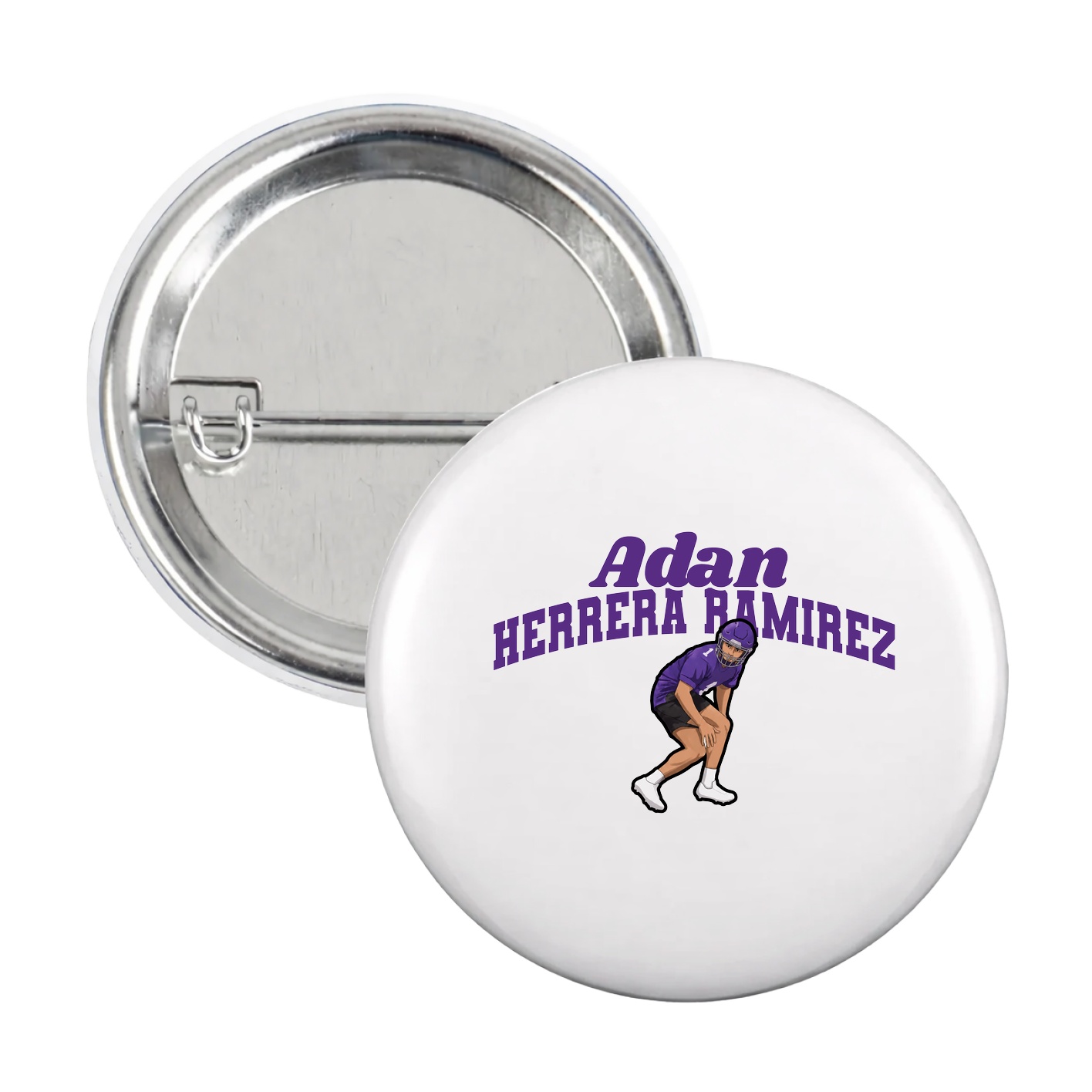Game Day Button — Signature Arch in White