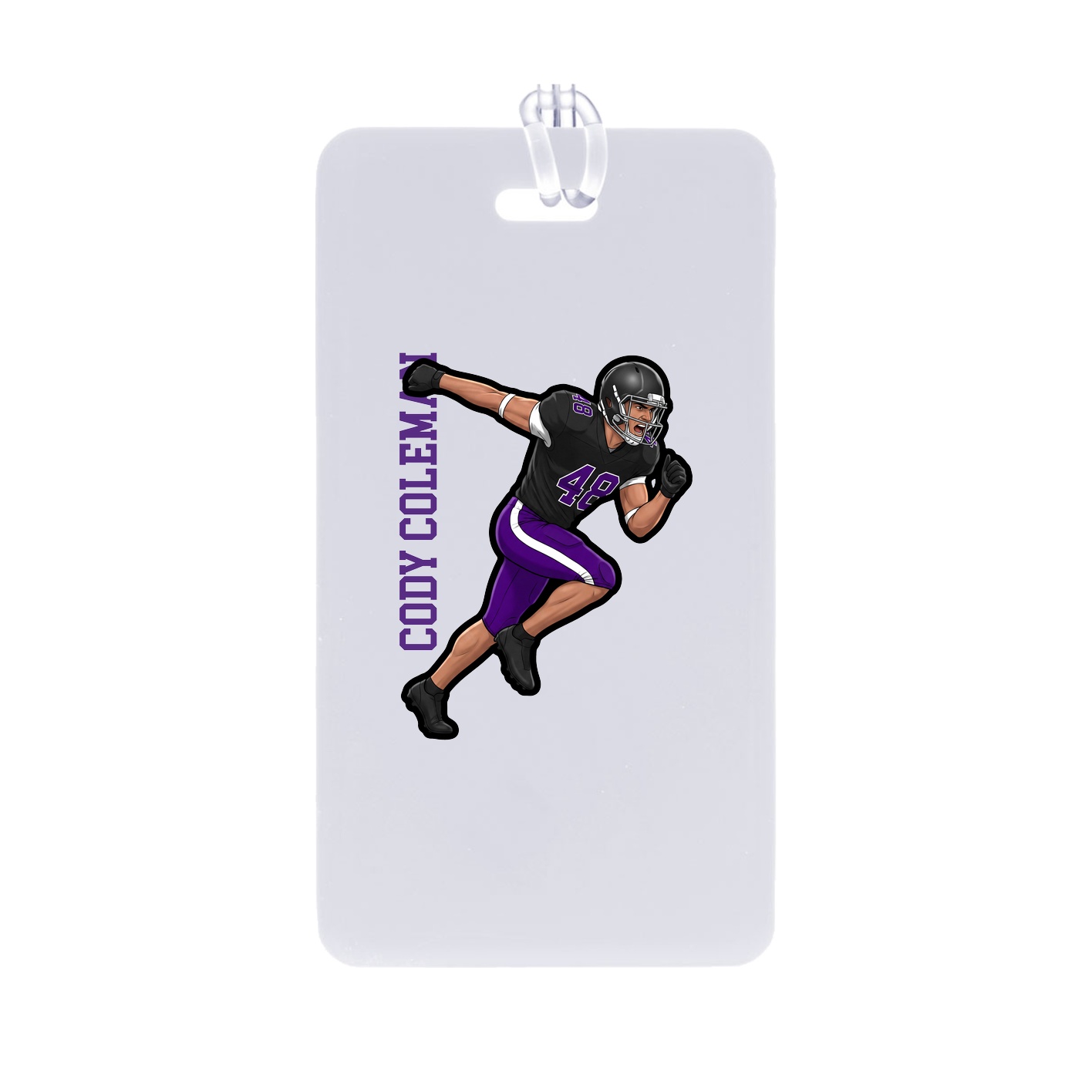 Bag Tag — Name Vertical in Classic