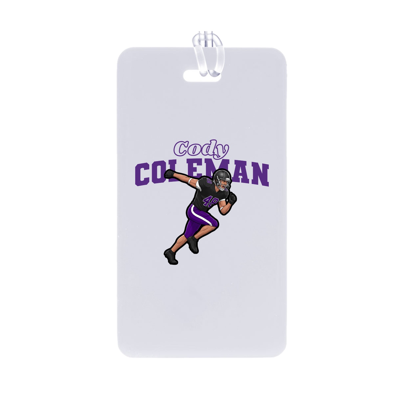 Bag Tag — Name Arch in Classic