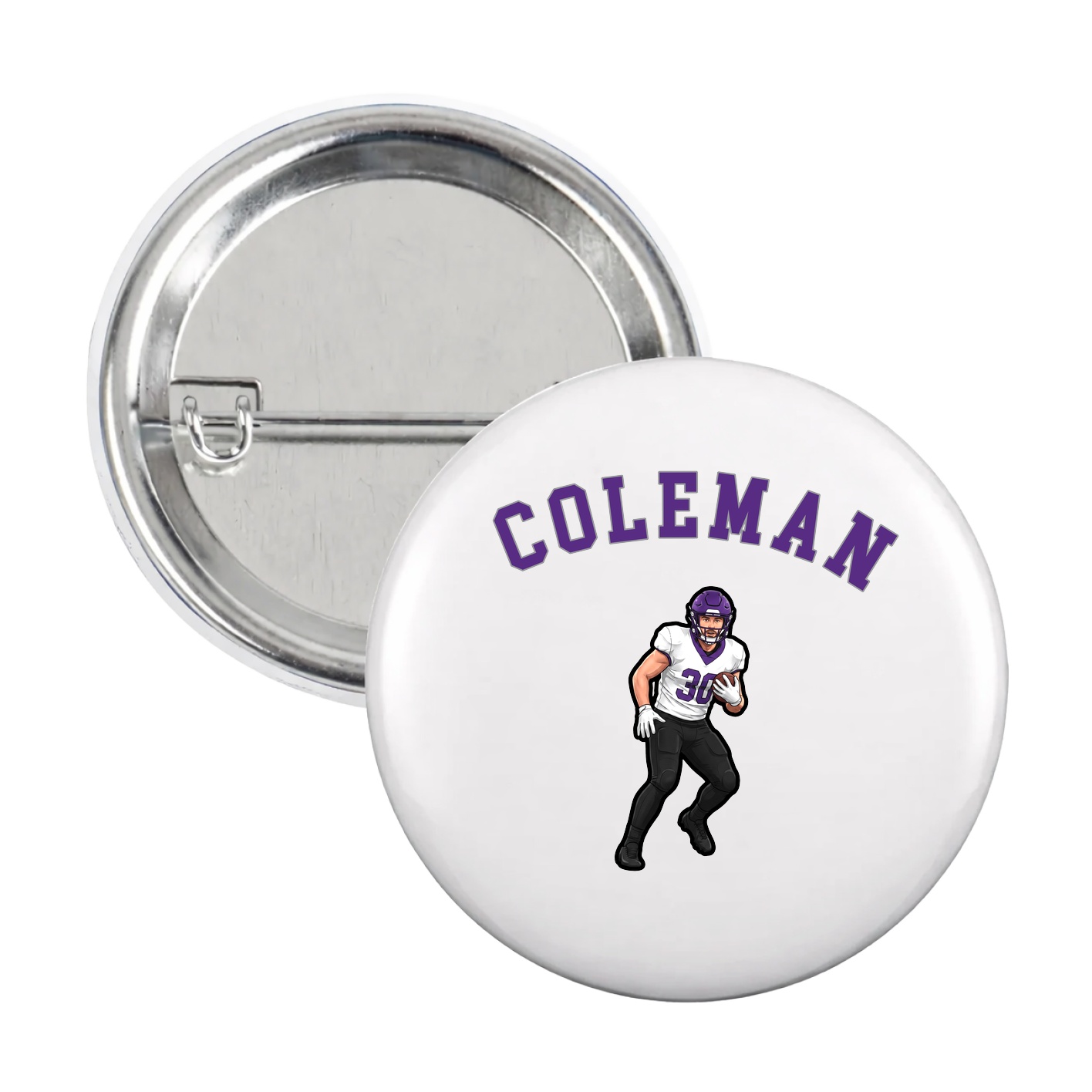Game Day Button — Shirsey Arch in White