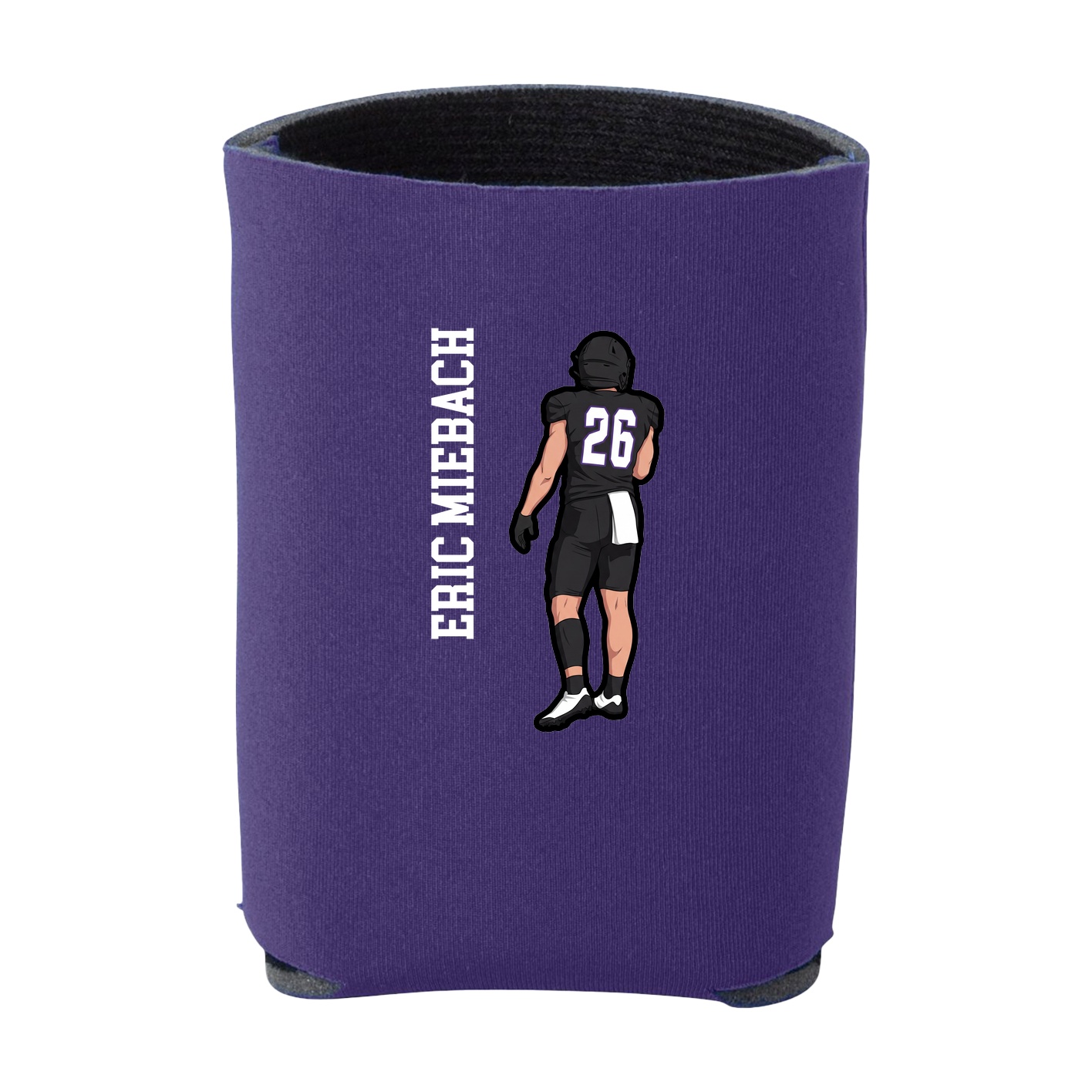 Can Holder — Name Vertical in Purple