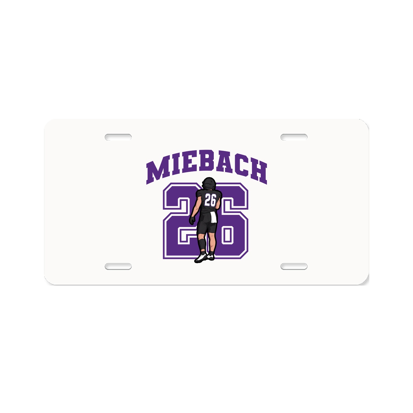 License Plate — Number in Classic