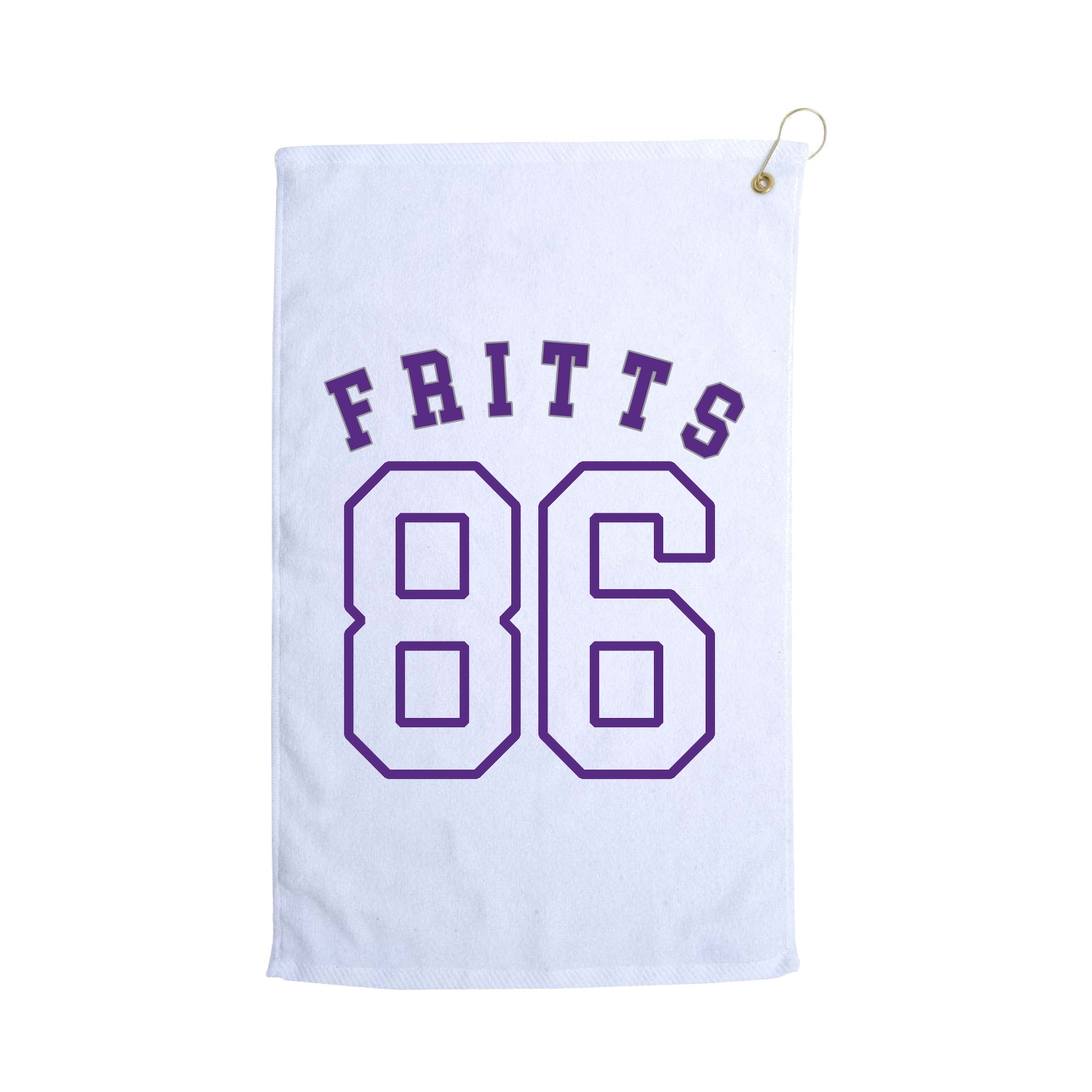 Golf Towel — Shirsey Arch in White