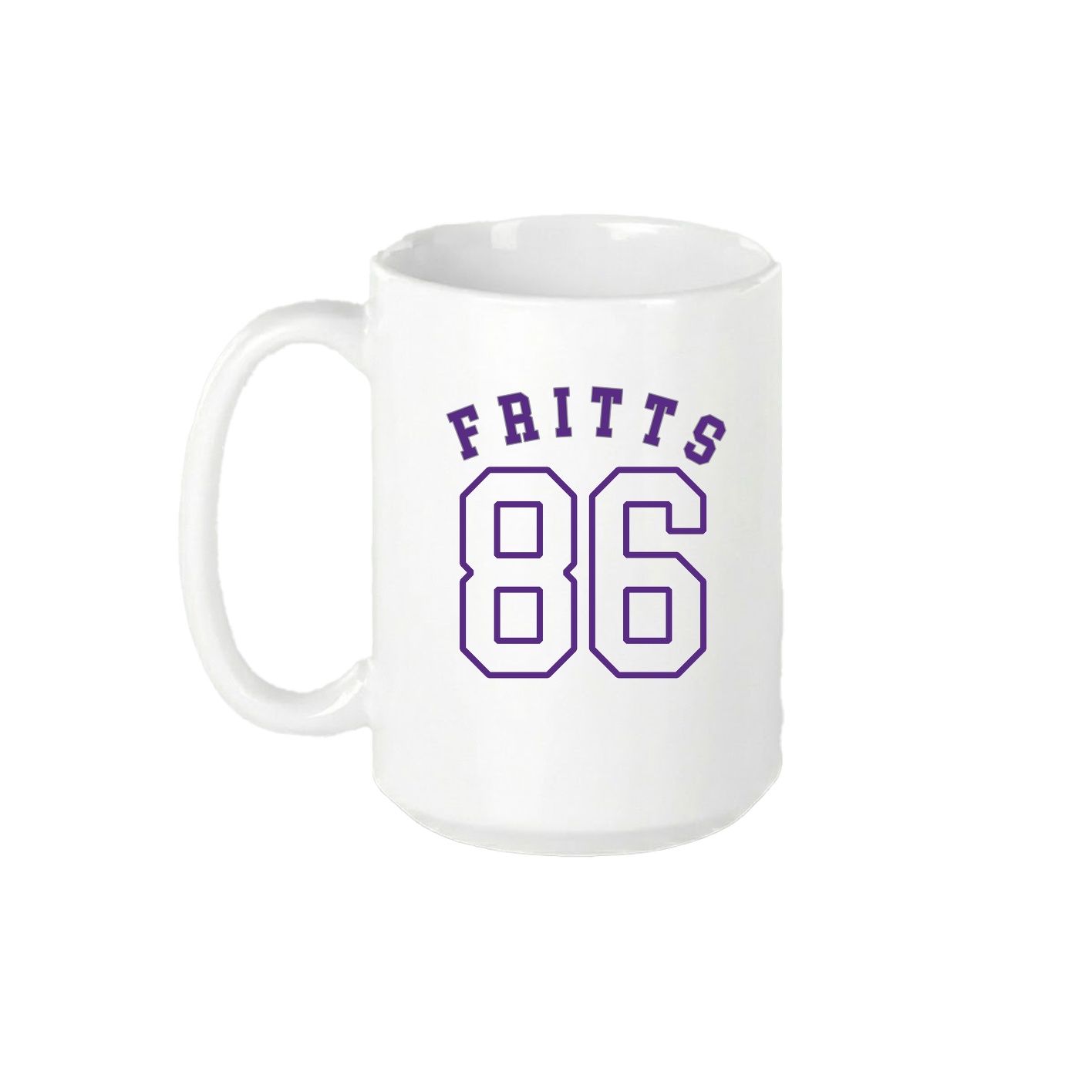 15oz Coffee Mug — Shirsey Arch in White