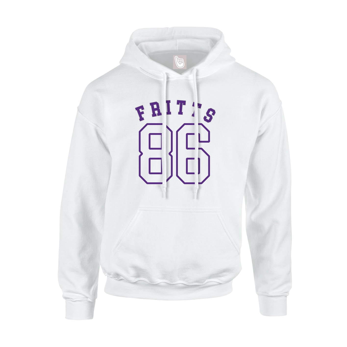 Hoodie — Shirsey Arch in White