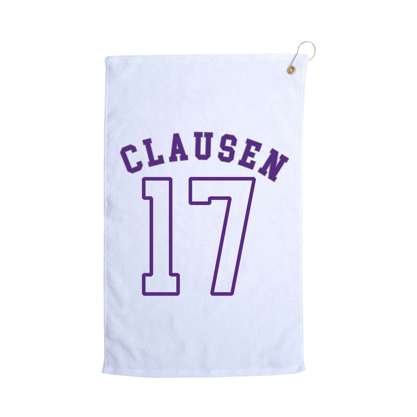 Golf Towel — Shirsey Arch in White