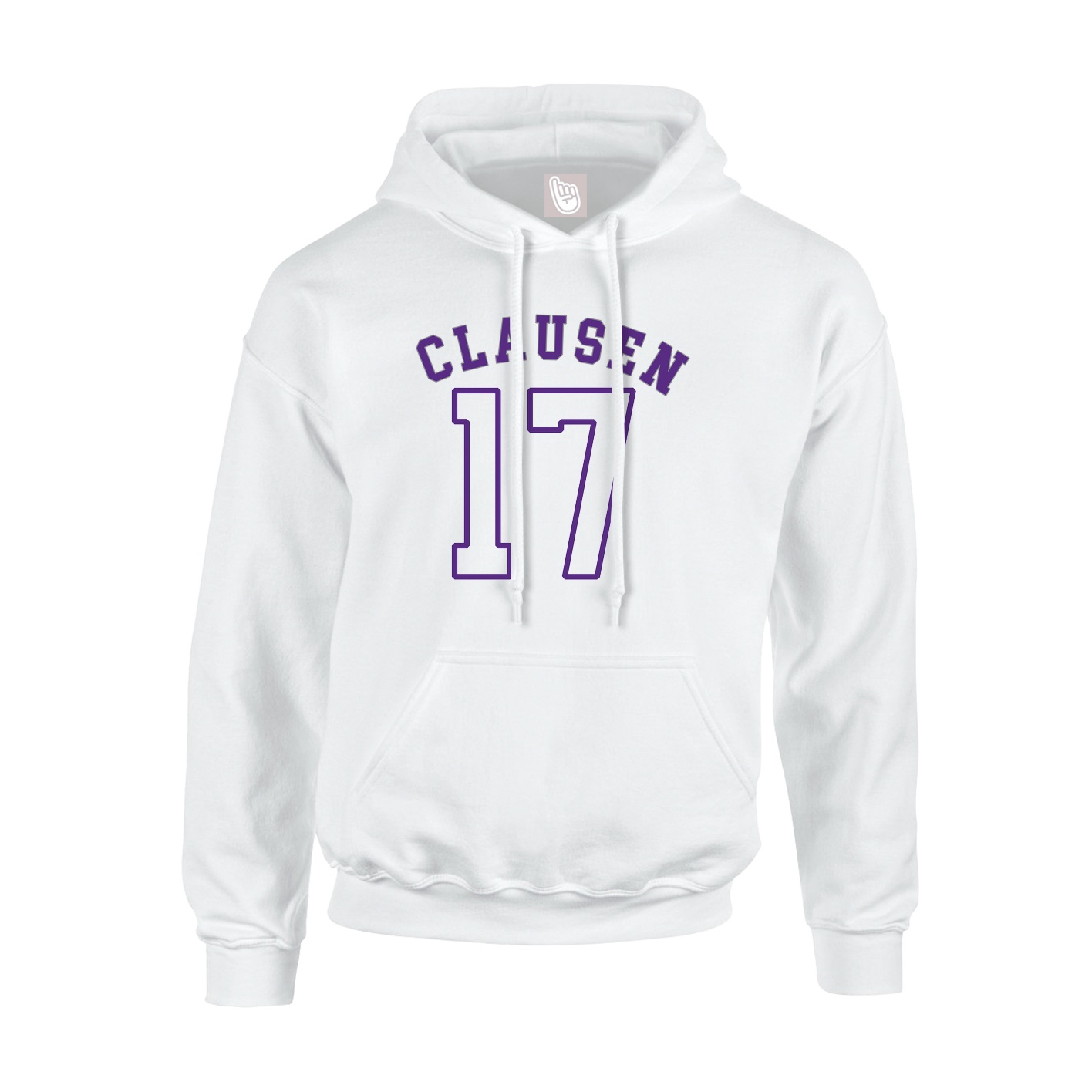 Hoodie — Shirsey Arch in White