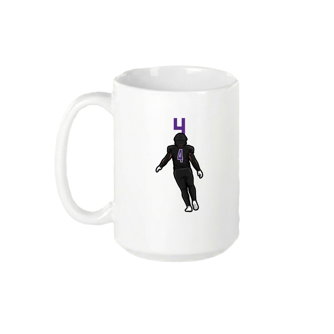 15oz Coffee Mug — Number Top in White