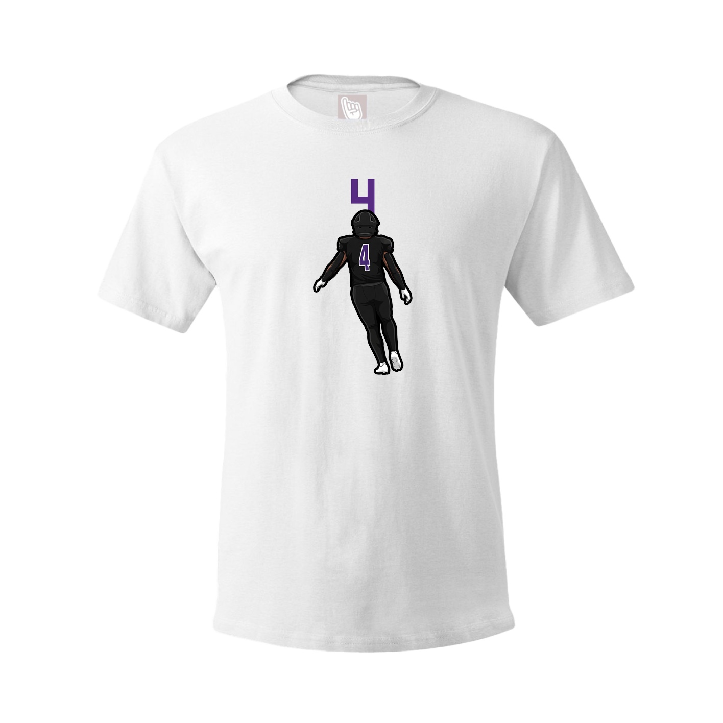 Tee — Number Top in White
