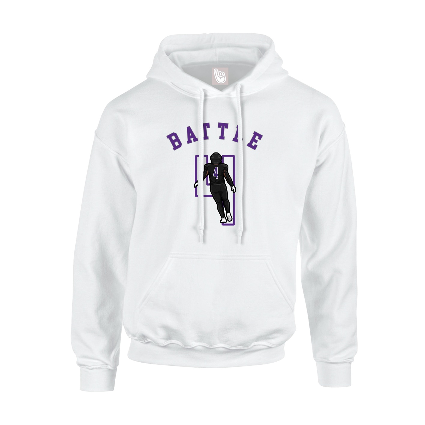 Hoodie — Shirsey Arch in White
