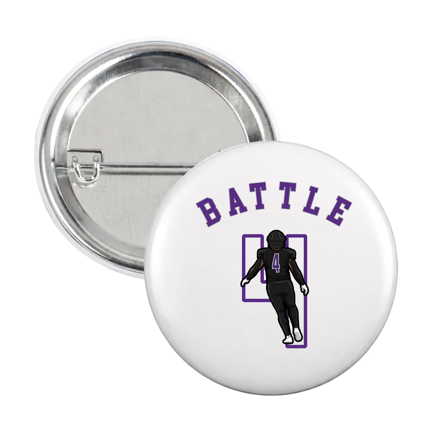 Game Day Button — Shirsey Arch in White