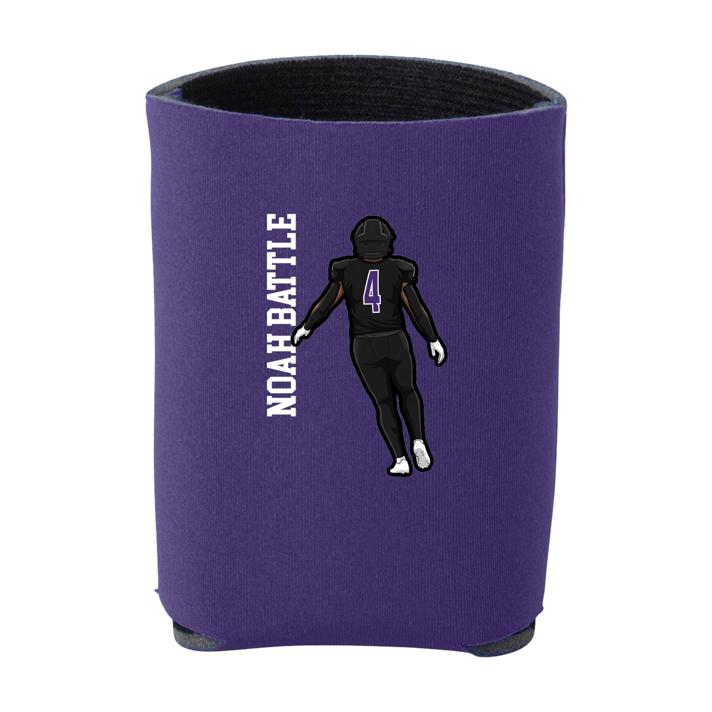 Can Holder — Name Vertical in Purple