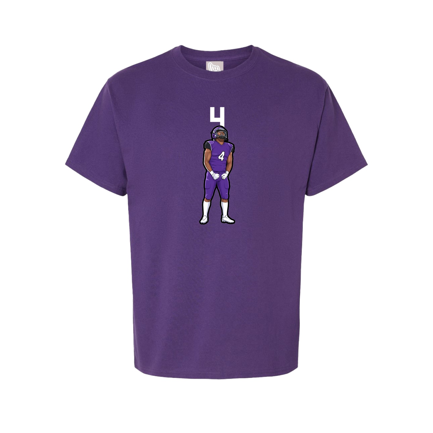 Tee — Number Top in Purple