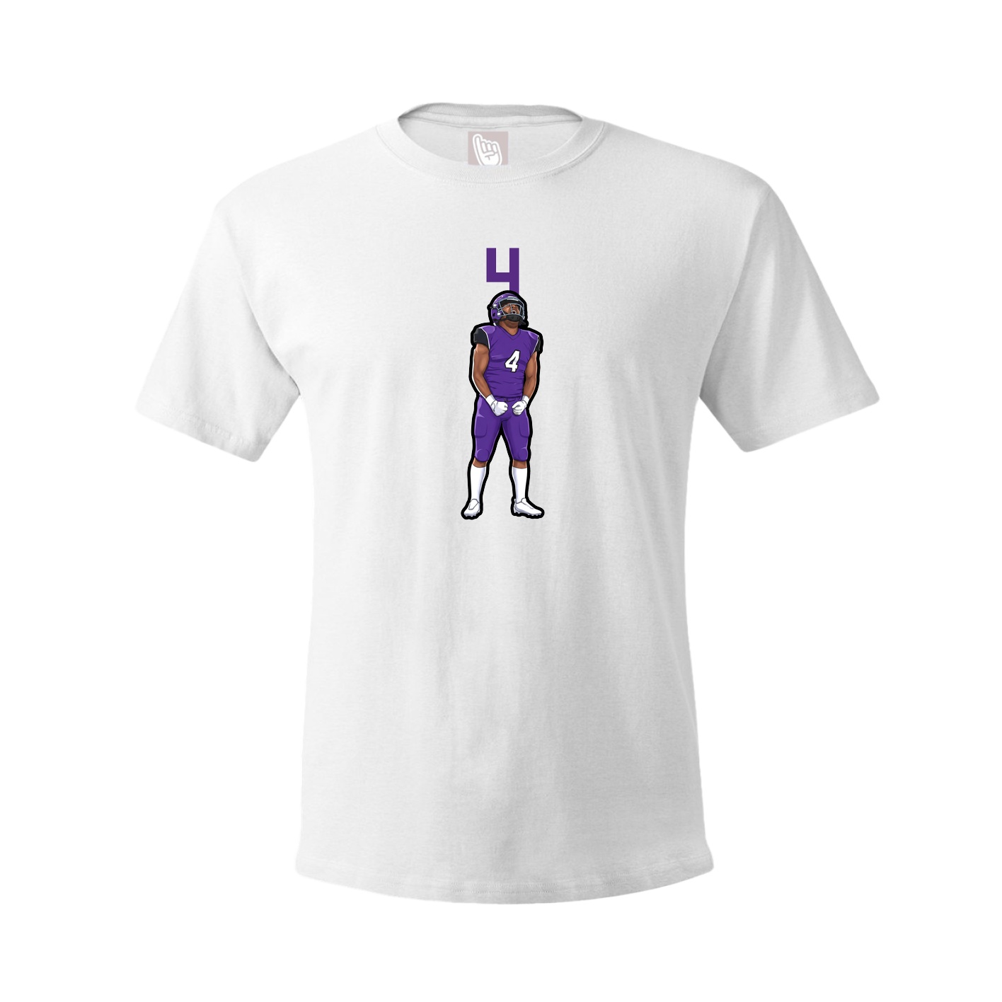 Tee — Number Top in White