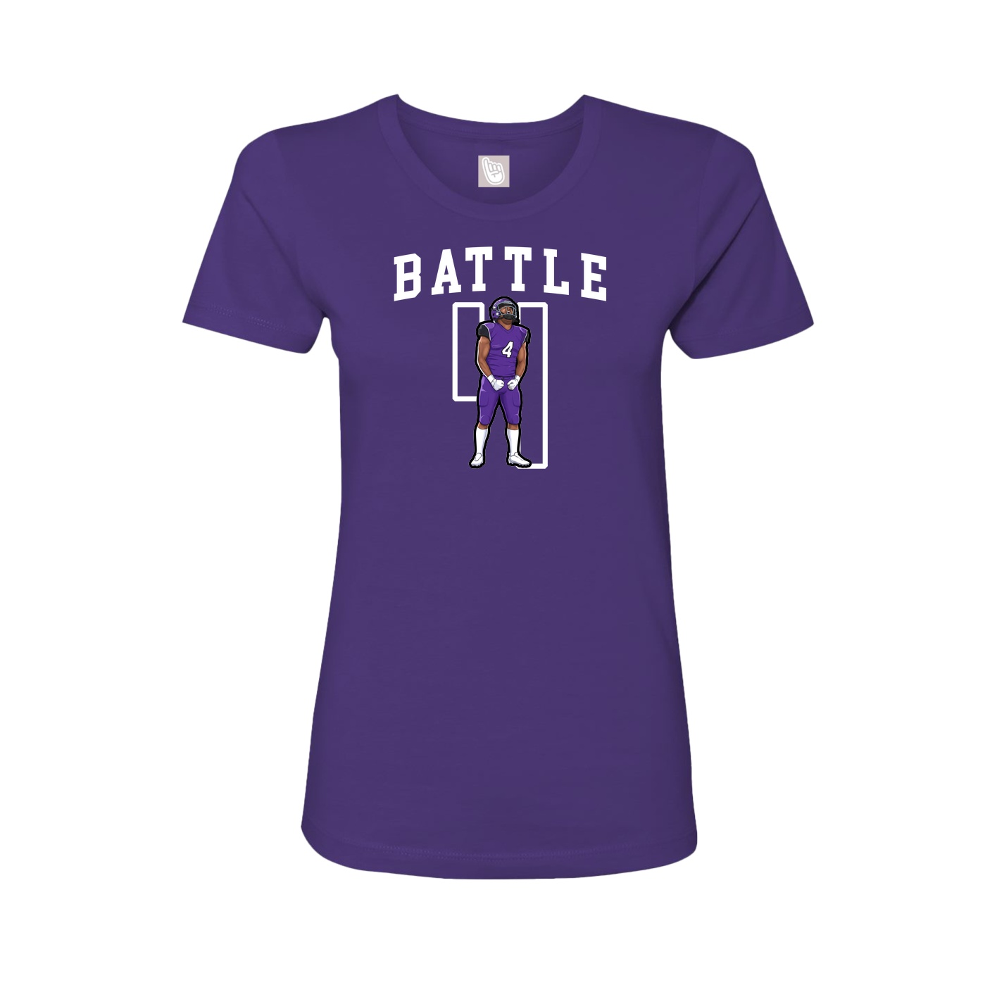 Fitted Women's Tee — Shirsey in Purple