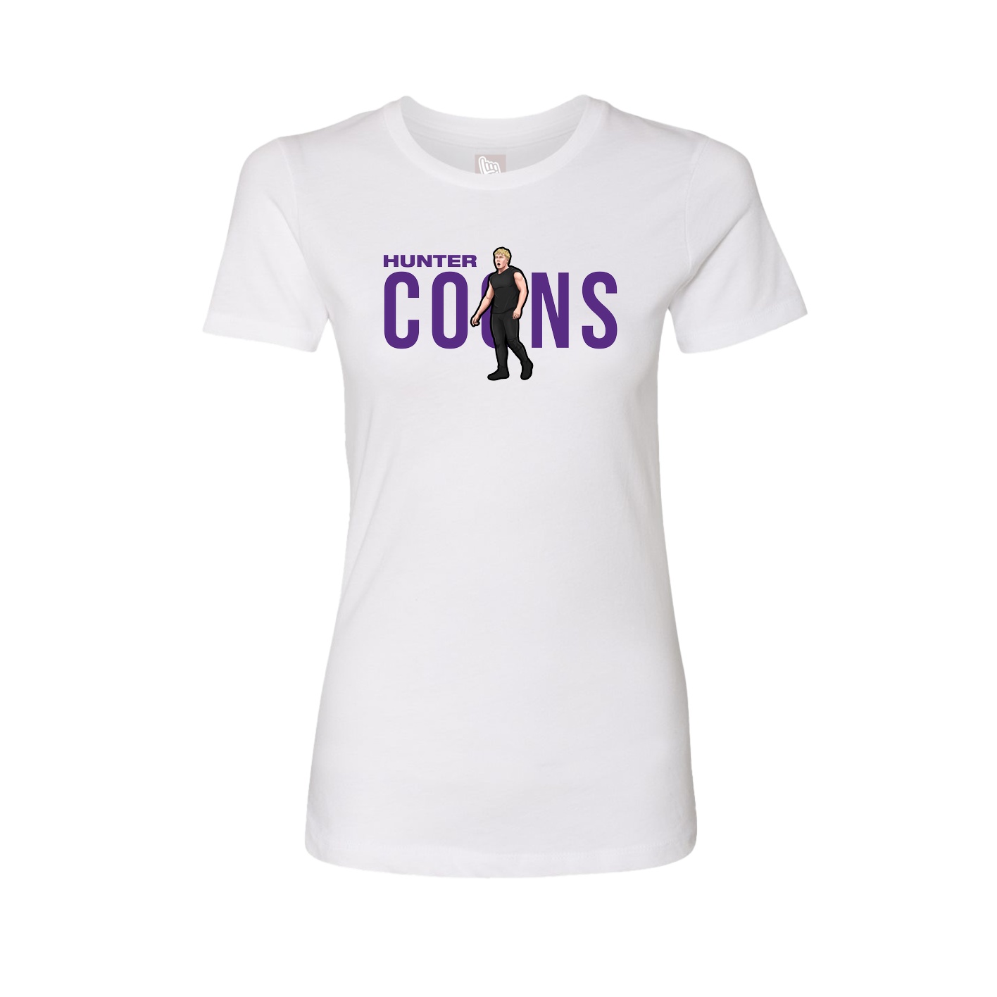 Womens Tee — Player Name in White