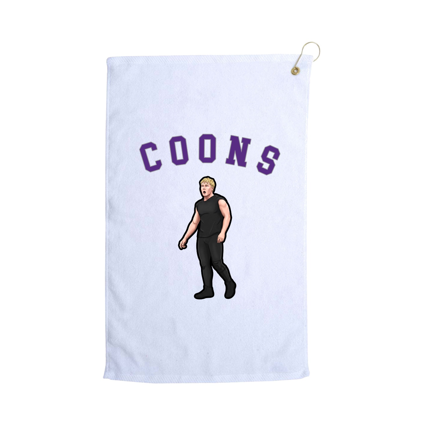 Golf Towel — Shirsey Arch in White