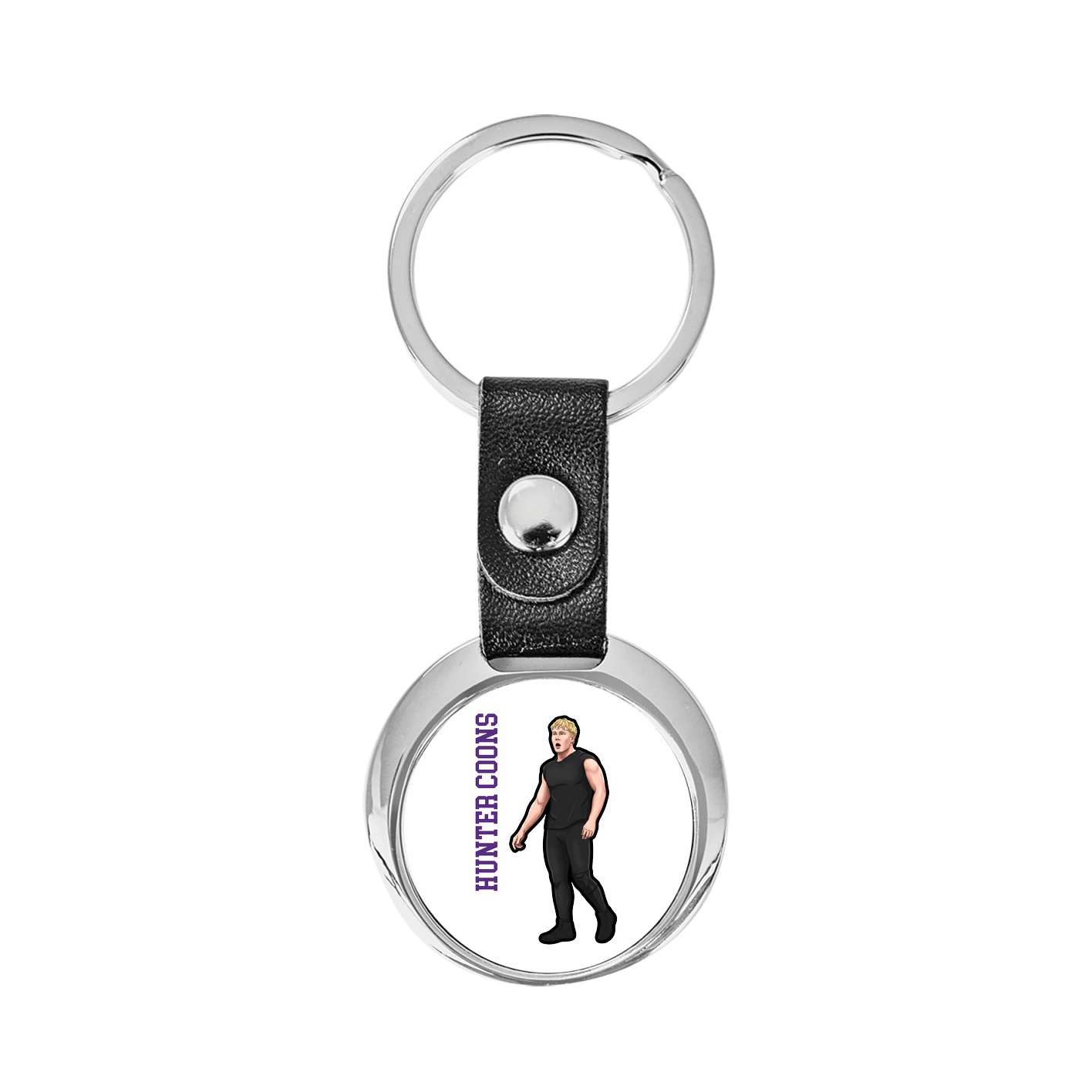 Key Chain — Name Vertical in Classic