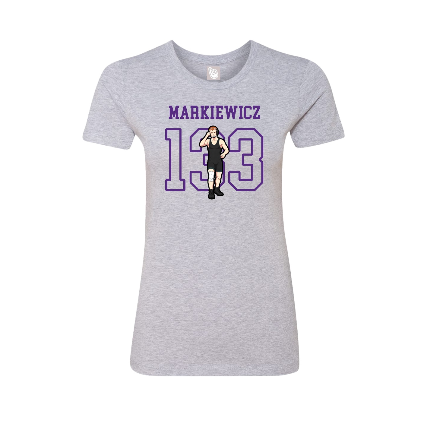 Fitted Women's Tee — Shirsey in Grey