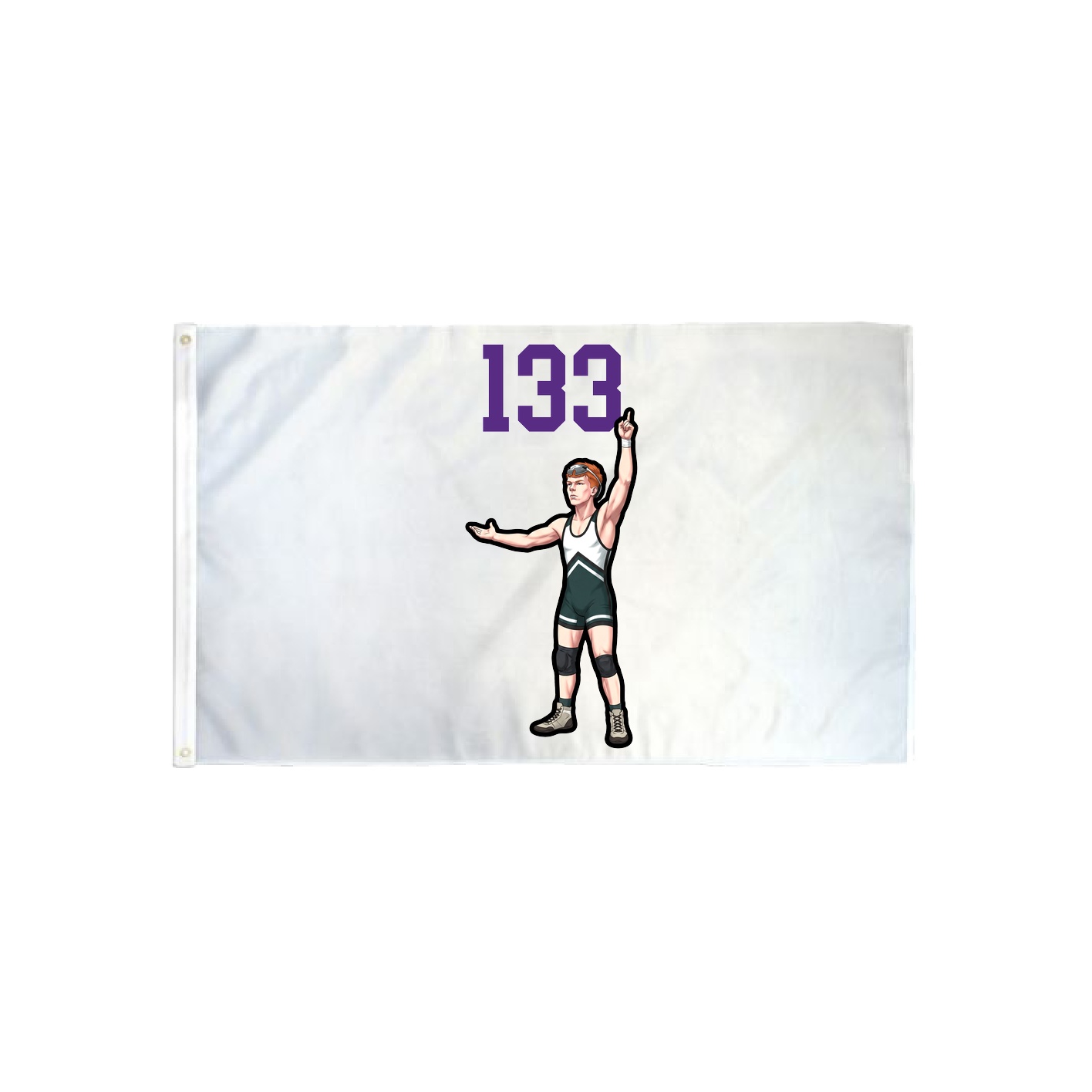 3x5 Flag — Number Top in Classic