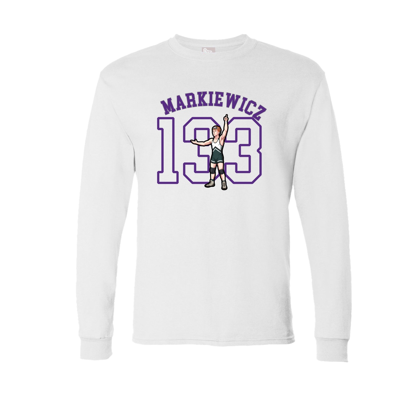 Long Sleeve Tee — Shirsey Arch in White