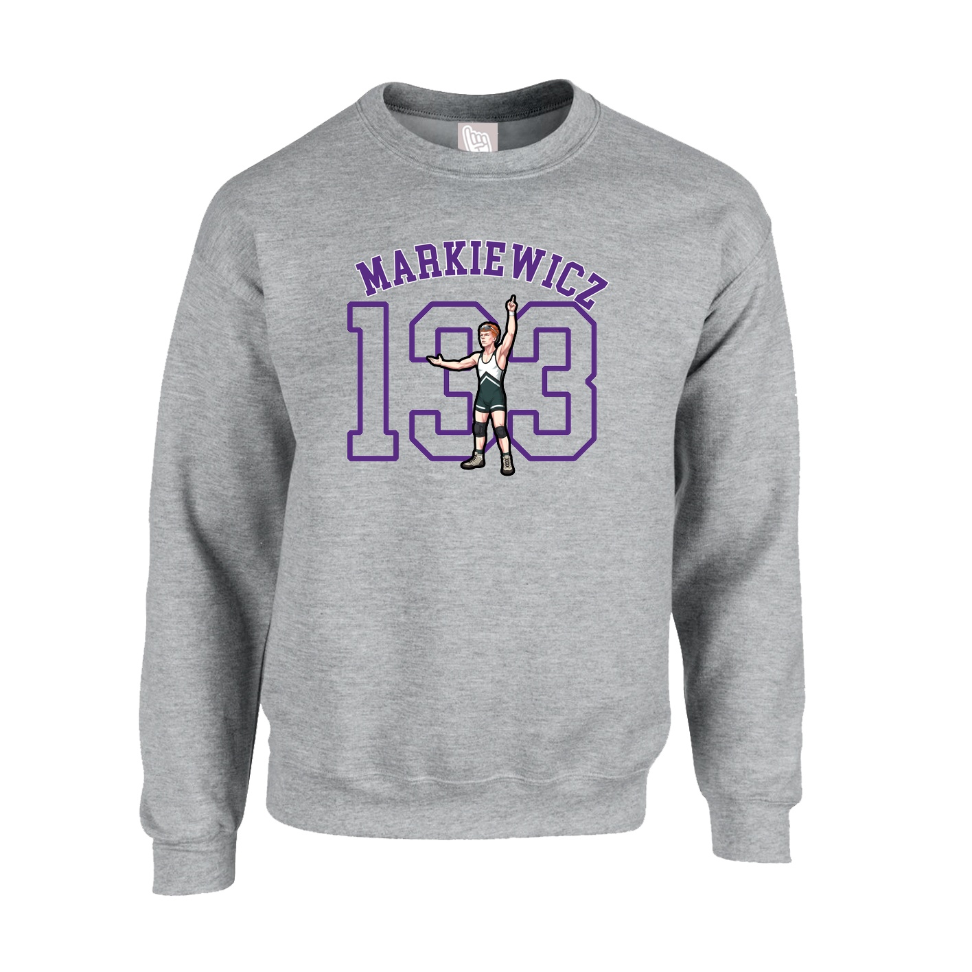 Fleece Crew — Shirsey Arch in Grey