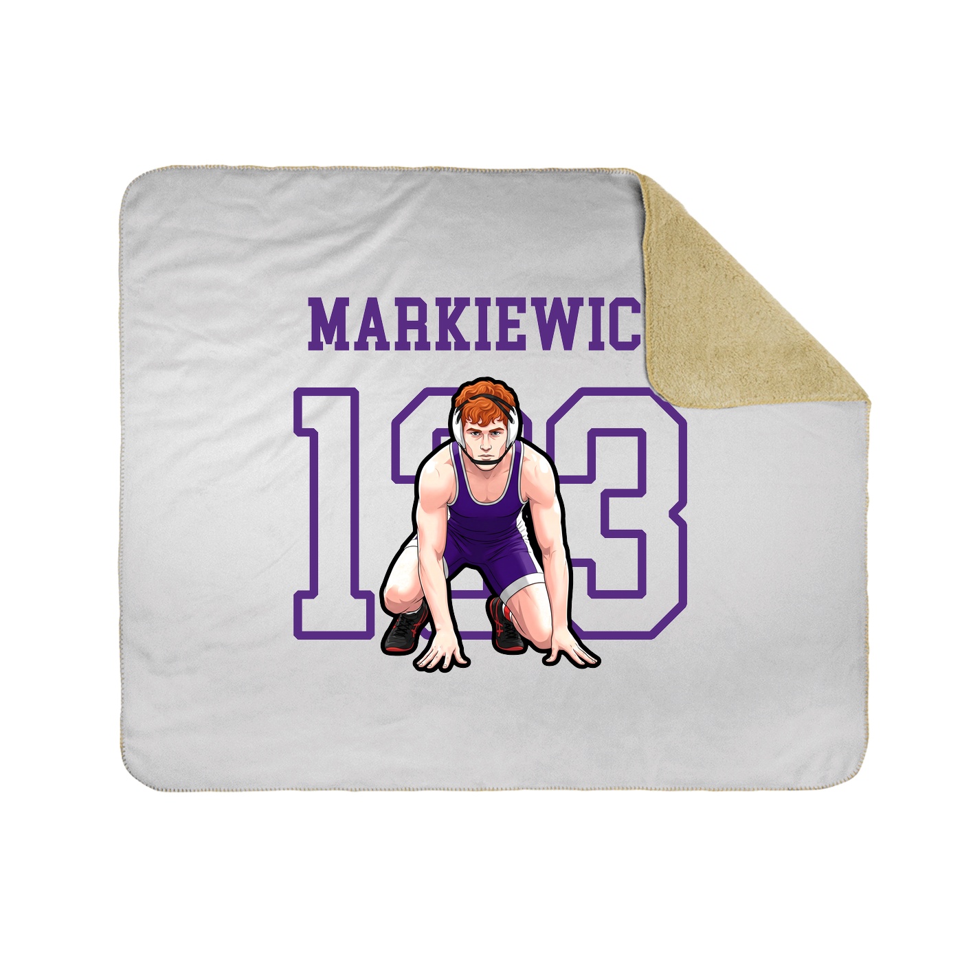 Throw Blanket — Shirsey in White
