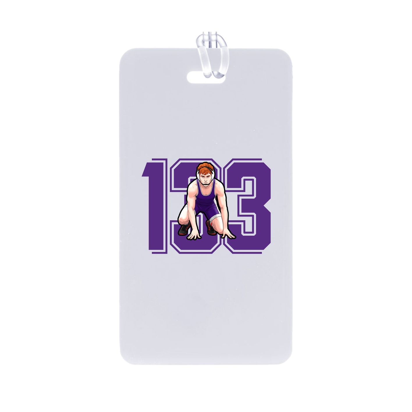 Bag Tag — Number in Classic