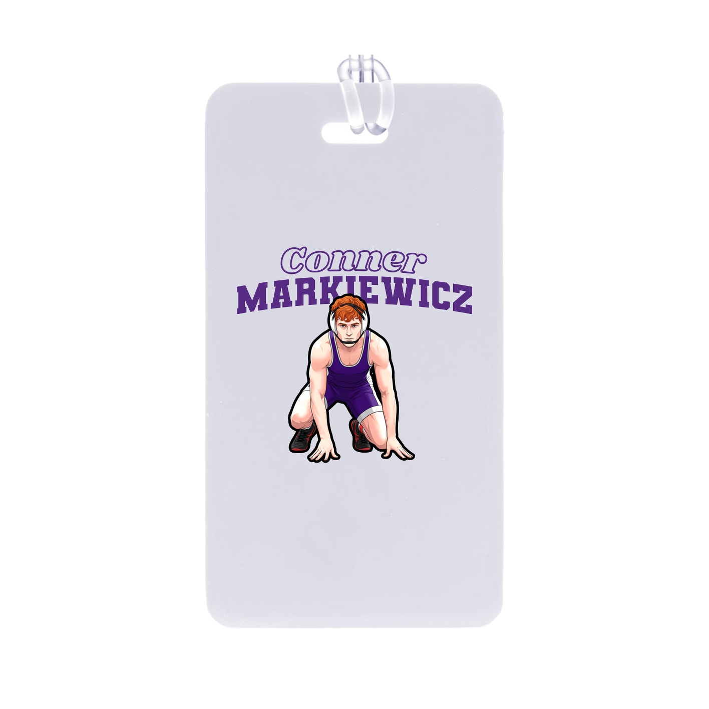 Bag Tag — Name Arch in Classic
