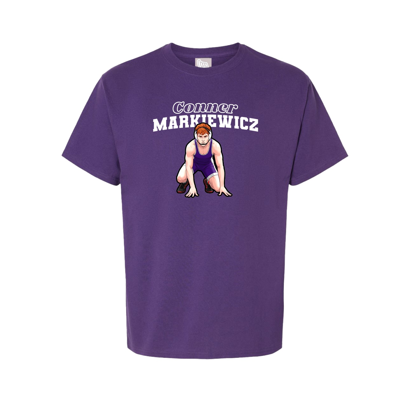 Tee — Name Arch in Purple