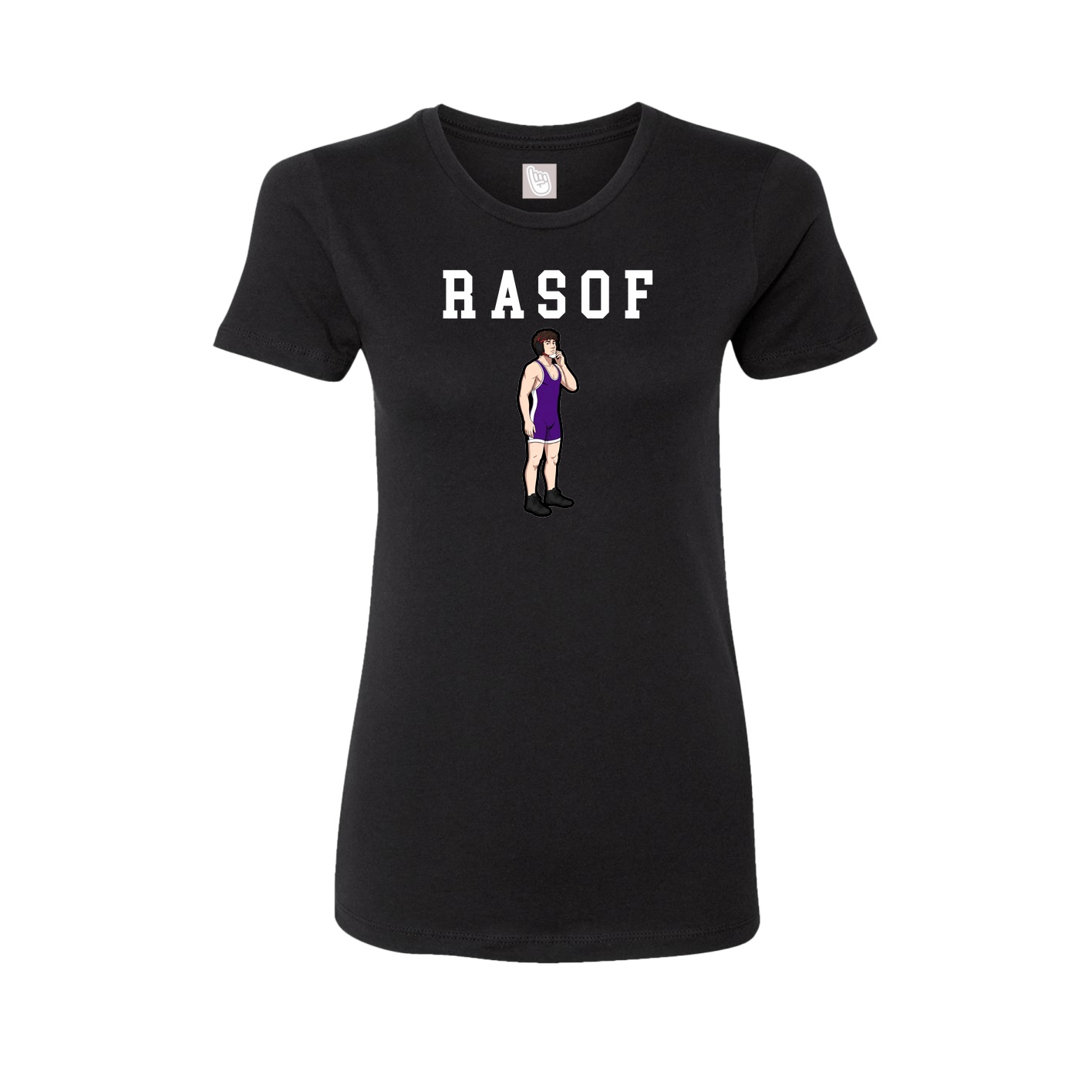 Fitted Women's Tee — Shirsey in Black