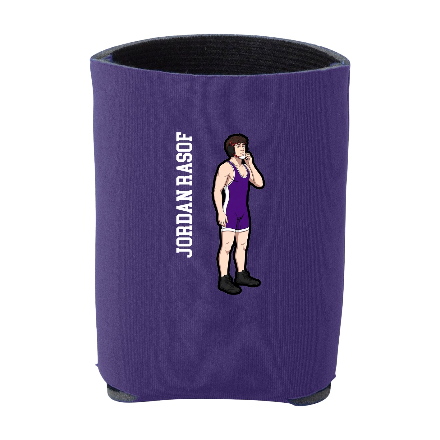Can Holder — Name Vertical in Purple