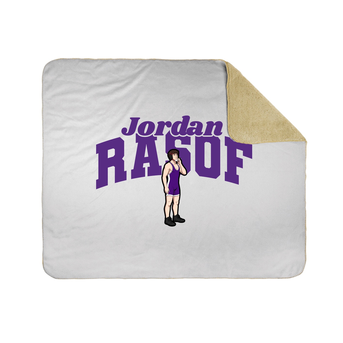 Throw Blanket — Signature Arch in White