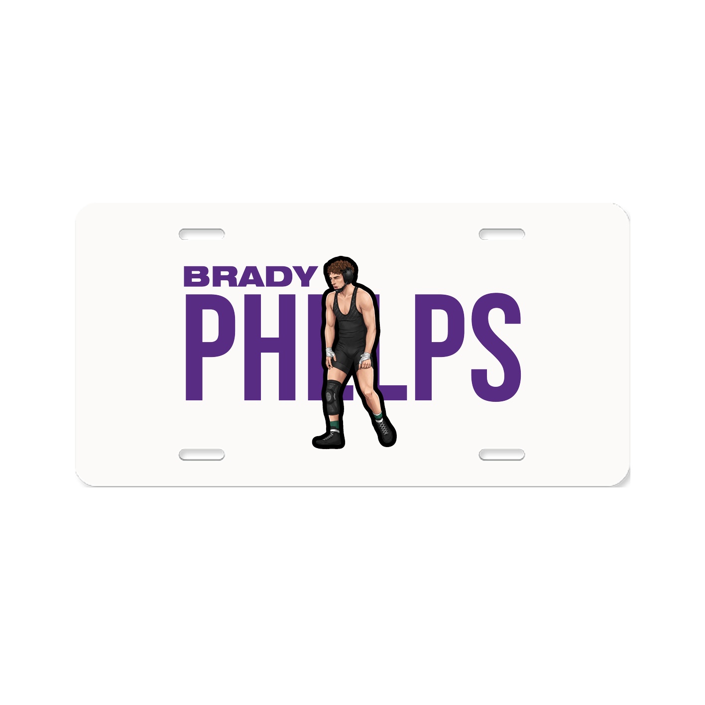 License Plate — Player Name in Classic