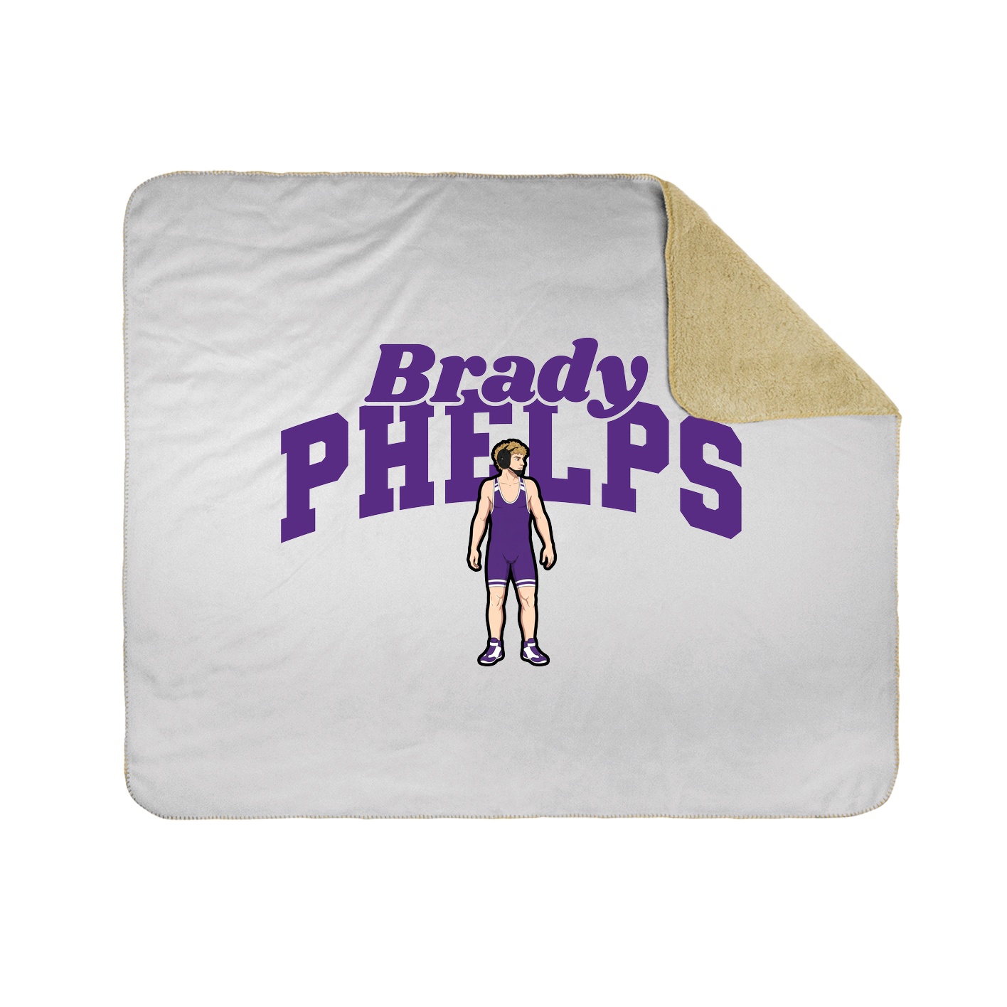 Throw Blanket — Signature Arch in White