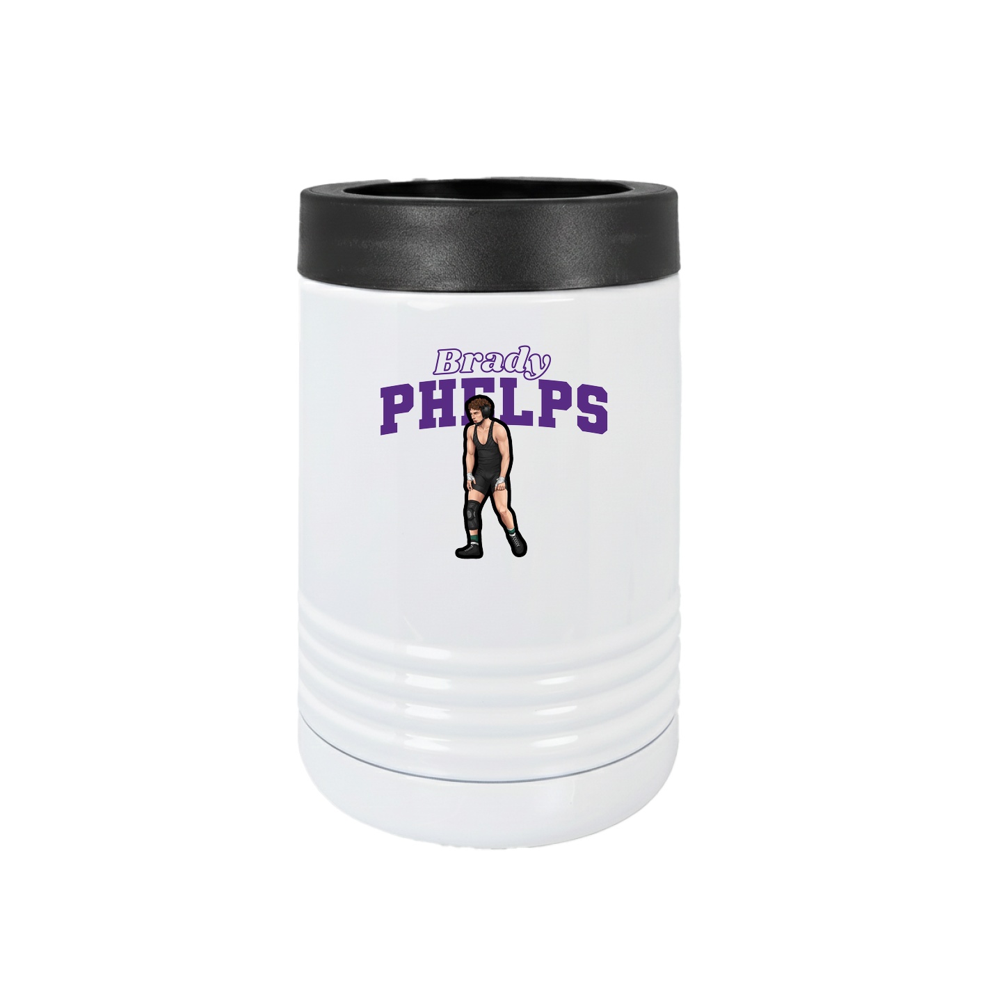 Beverage Holder — Name Arch in White