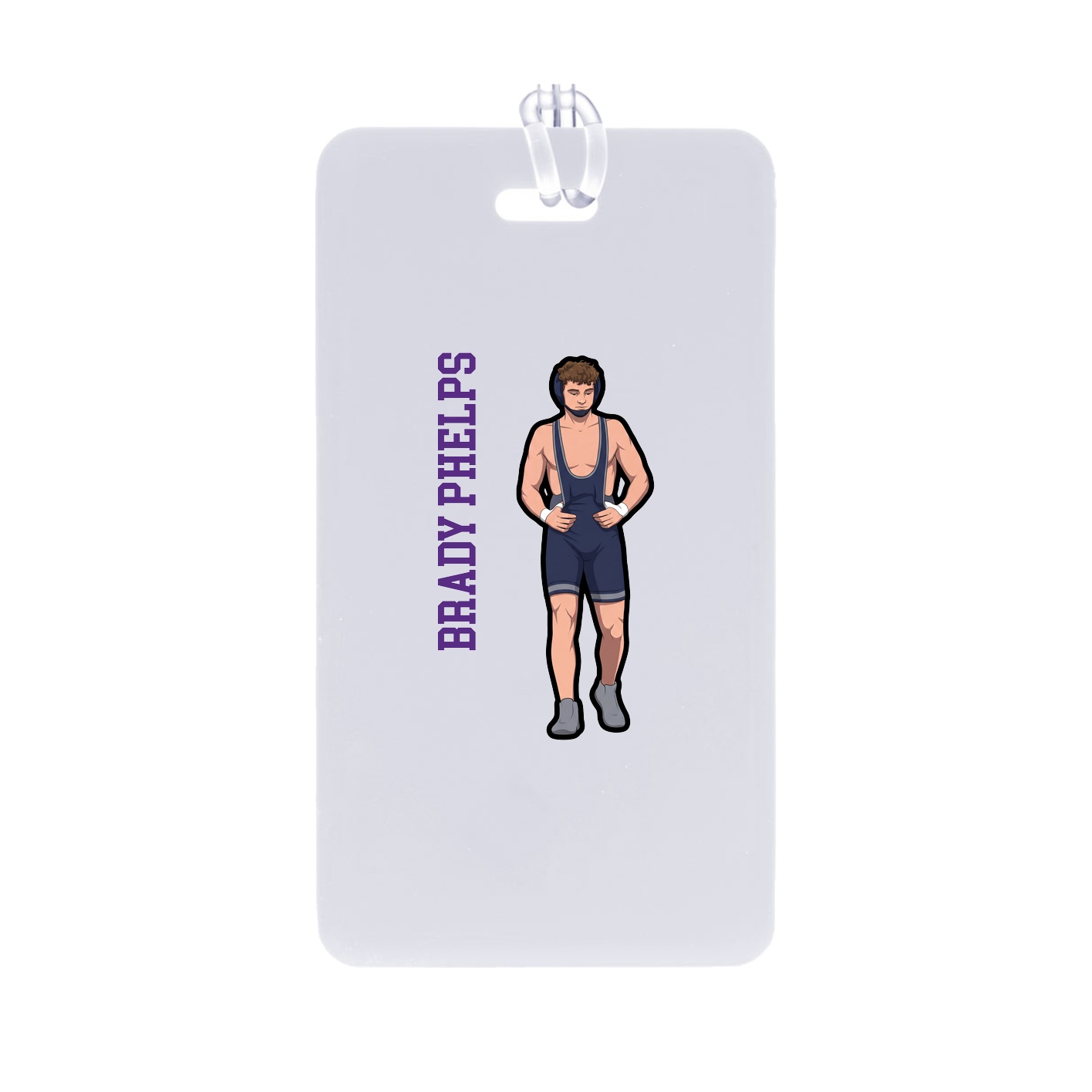 Bag Tag — Name Vertical in Classic