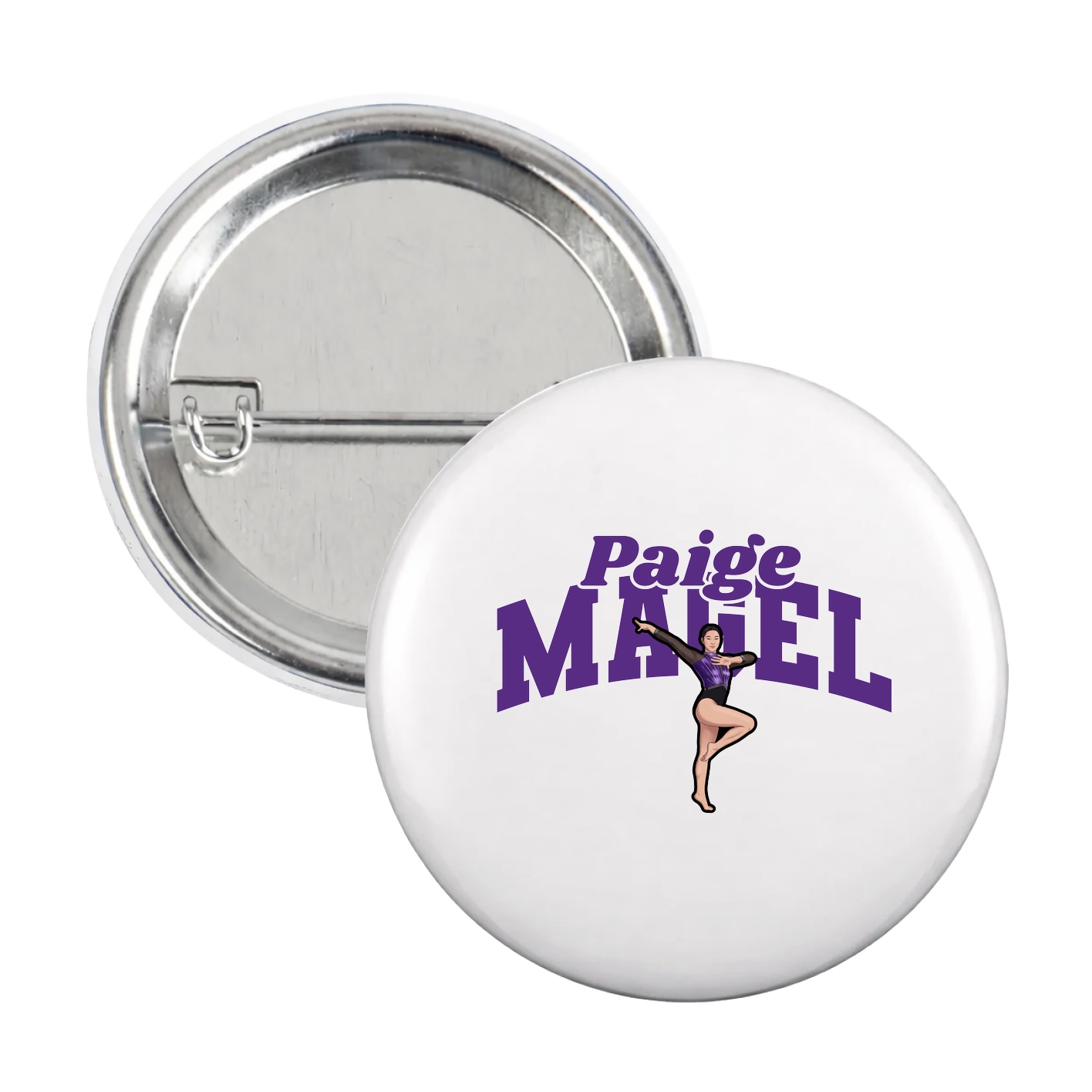 Game Day Button — Signature Arch in White