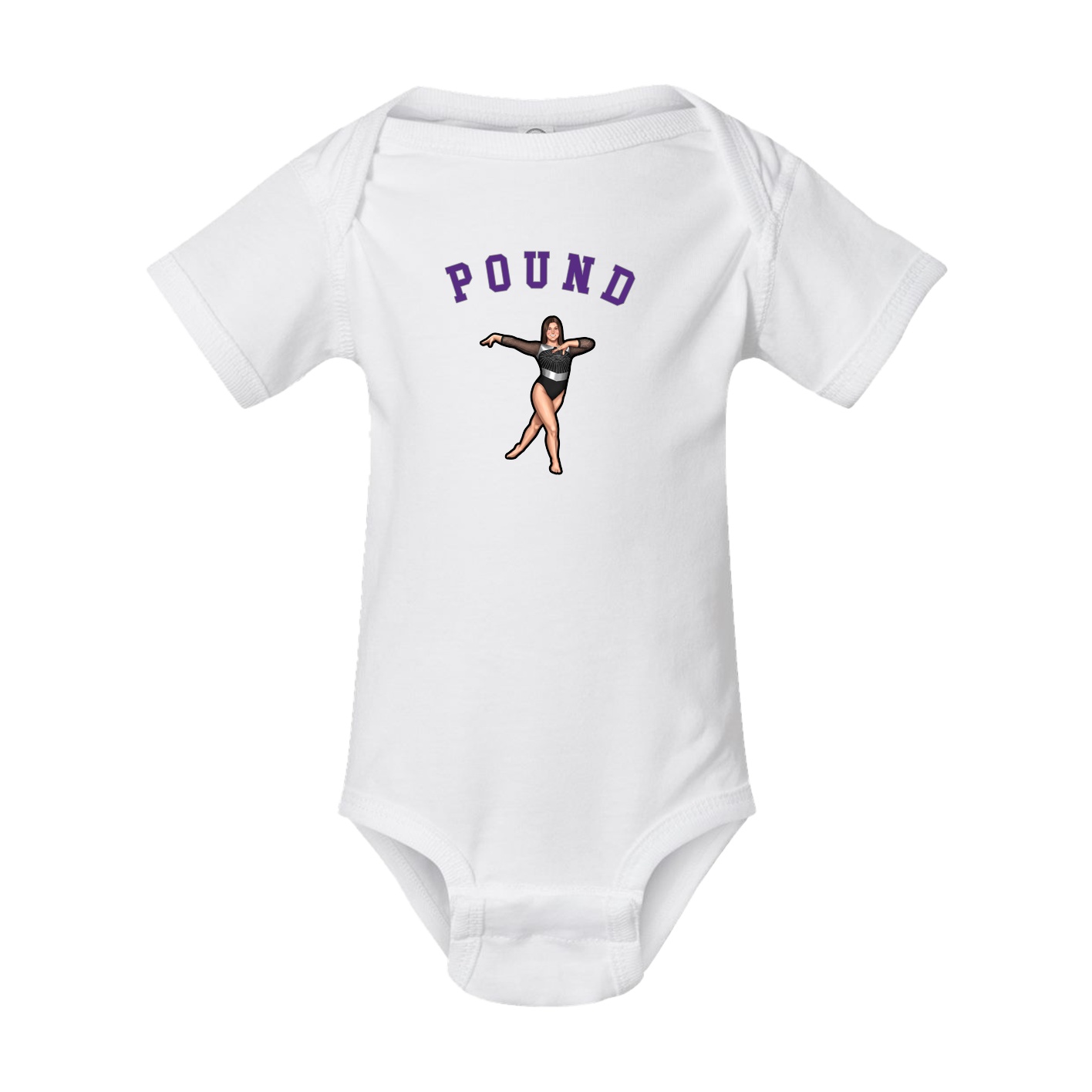 Baby Onesie — Shirsey Arch in White