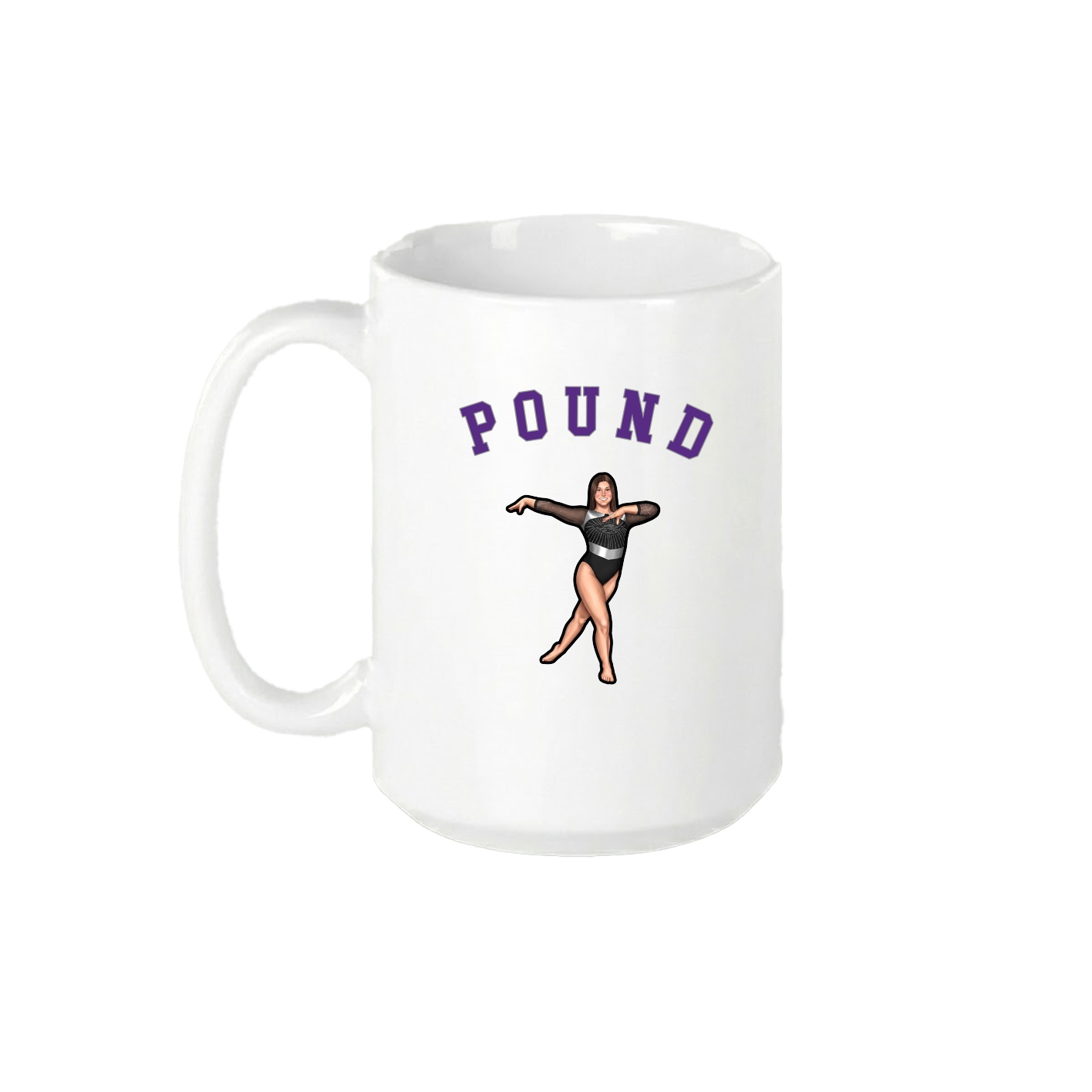 15oz Coffee Mug — Shirsey Arch in White