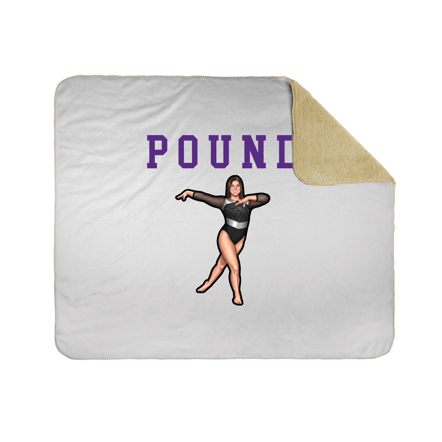 Throw Blanket — Shirsey in White