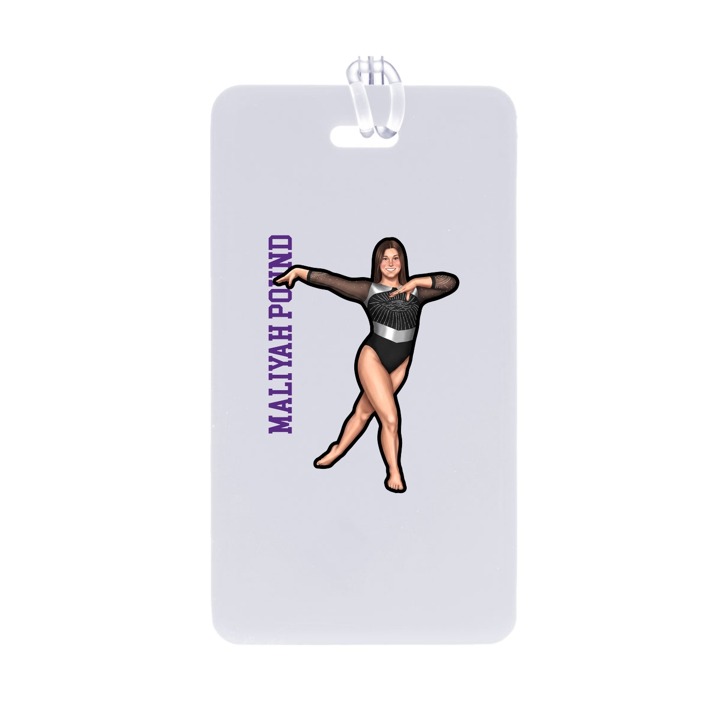 Bag Tag — Name Vertical in Classic