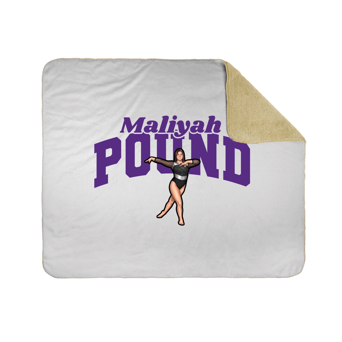 Throw Blanket — Signature Arch in White