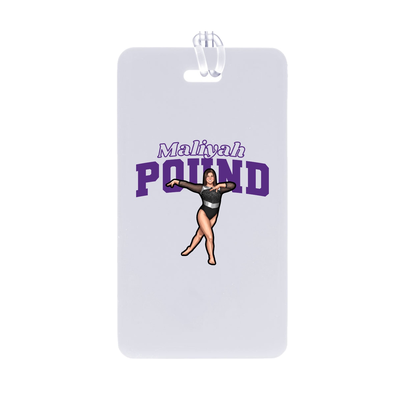 Bag Tag — Name Arch in Classic