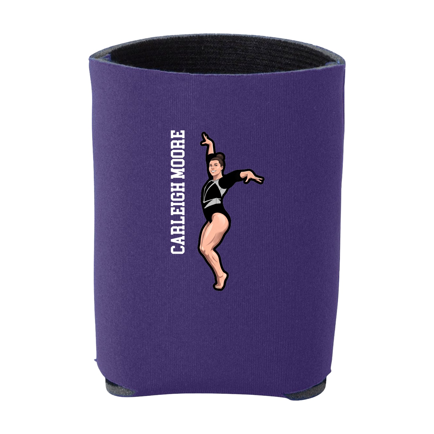 Can Holder — Name Vertical in Purple