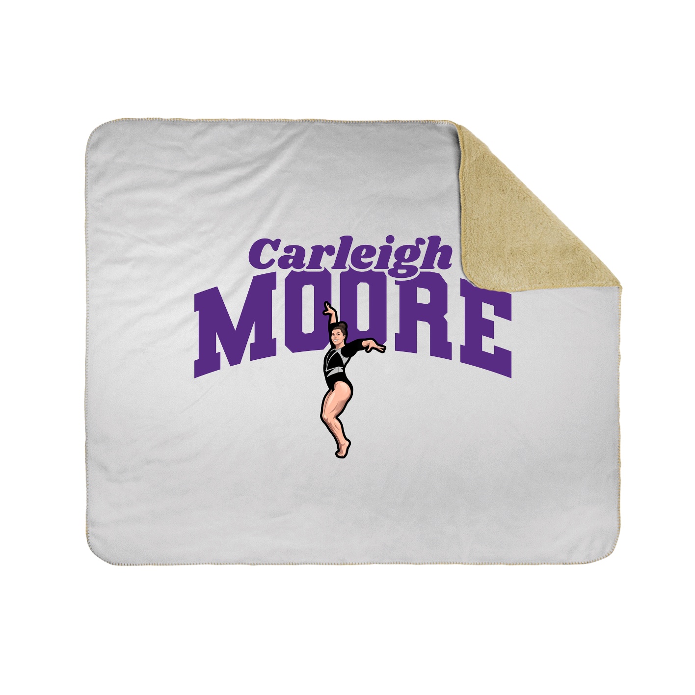Throw Blanket — Signature Arch in White