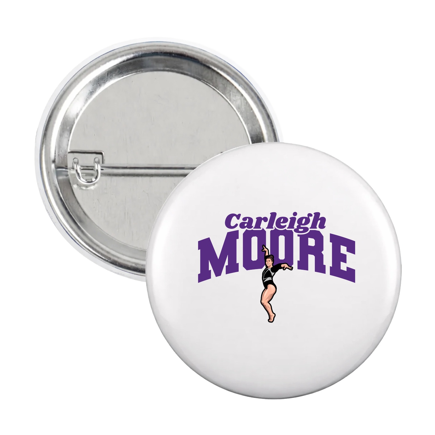 Game Day Button — Signature Arch in White