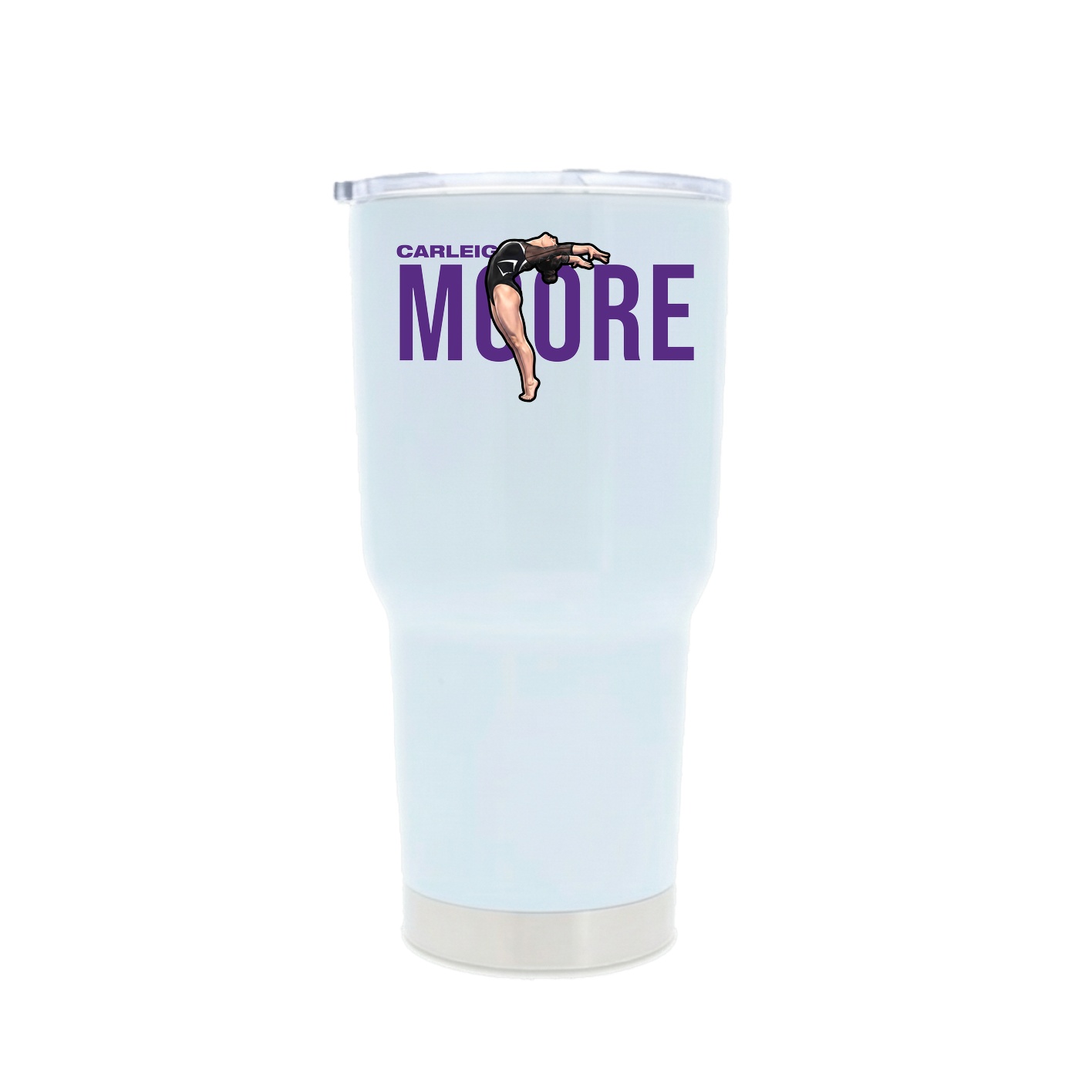 30oz Stainless Steel Tumbler — Player Name in White