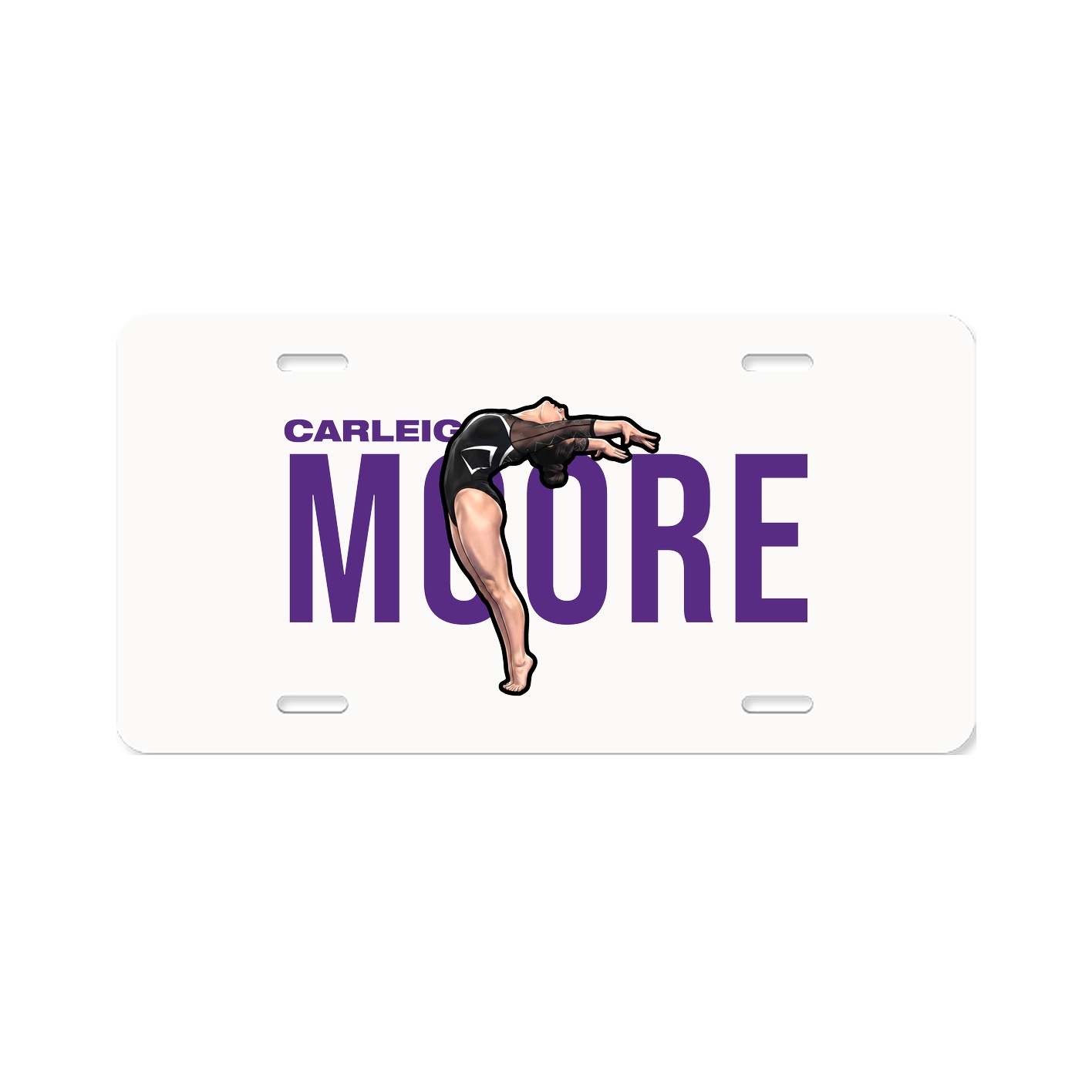License Plate — Player Name in Classic