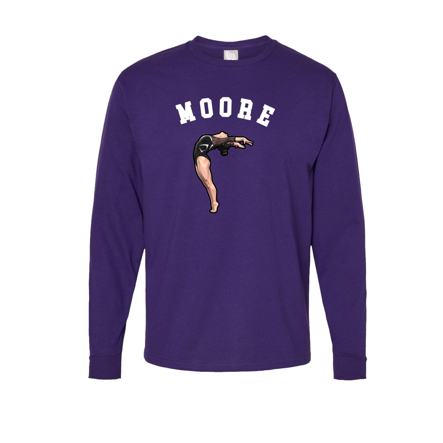 Long Sleeve Tee — Shirsey Arch in Purple